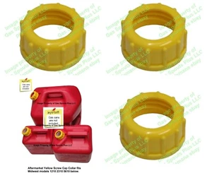 3 (Three) Aftermarket Yellow MIDWEST Screw Cap Collars Heavy Duty 1210 2310 5610 - Picture 1 of 5