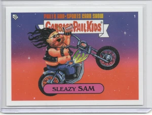 2025 Topps Garbage Pail Kids Philly Show Exclusive Promo Card Sleazy Sam Barugh - Picture 1 of 2