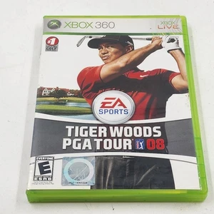 Tiger Woods PGA Tour 2008 Microsoft Xbox 360 Golf Video Game Console EA Sports - Picture 1 of 4