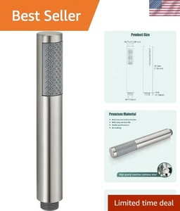 Doccia Portatile Doccia Portatile Spray Bagno Nichel Spazzolato Monofunzione - Foto 1 di 9