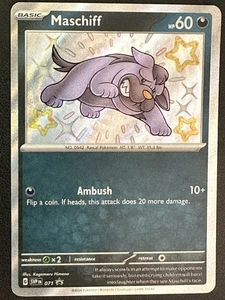 Pokemon TCG Maschiff - SV: Scarlet & Violet Promo Cards 071 Promo - Picture 1 of 2