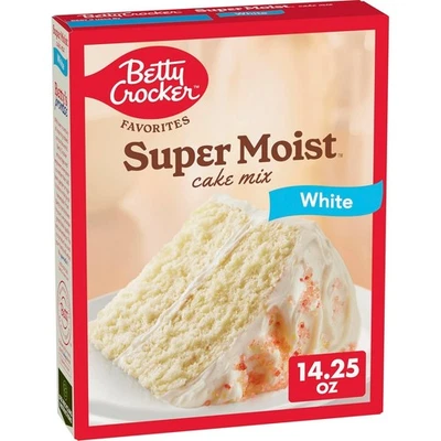 Betty Crocker Favorites Mezcla para pasteles blancos súper húmedos - 14,25 oz Foto 1 de 4