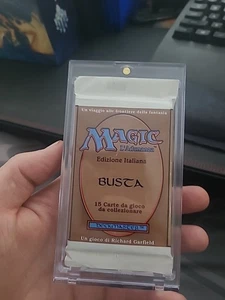 Magic: 1x BOOSTER PACK Revised FBB Italian Edition MTG Factory SEALED Ita 3RD - Picture 1 of 2