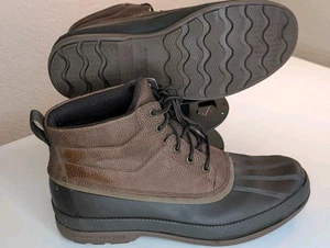 Sperry Top-Sider Men's Duck Boots Leather Rubber Size 12 Used VGC Waterproof - Picture 1 of 13