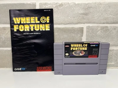 Wheel of Fortune  - Super Nintendo Entertainment System, SNES - Game + Manual - Image 1 of 4