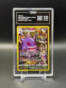 Pokémon Gengar TG06/TG30 Swsh11: Lost Origin Trainer Gallery TAG 10 GEM - Picture 1 of 2