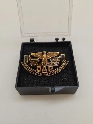 DAUGHTERS OF THE AMERICAN REVOLUTION COLORADO STATE CHAIRMAN TRANSPORTATION GF - Image 1 of 4