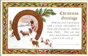 Postcard - Christmas Greetings - Picture 1 of 2