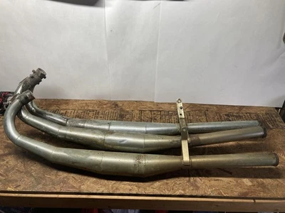 KAWASAKI H2 750 CONJUNTO DE CÂMARAS DE EXPANSÃO DE TUBOS DE ESCAPE TRIPLOS TUBO VIÚVO - Imagem 1 de 4