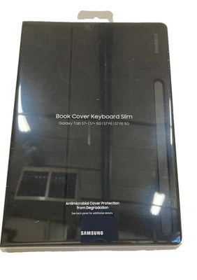 Samsung Book Cover Keyboard for Galaxy Tab S7+ 5G Black - Image 1 of 2