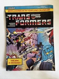 TRANSFORMERS “The Ark Is Invaded” #18 Vintage Marvel uk comics 18/5/85 rare - Picture 1 of 10