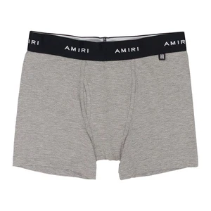 NWT AMIRI GREY LOGO BRIEFS SIZE M $80 - Picture 1 of 5
