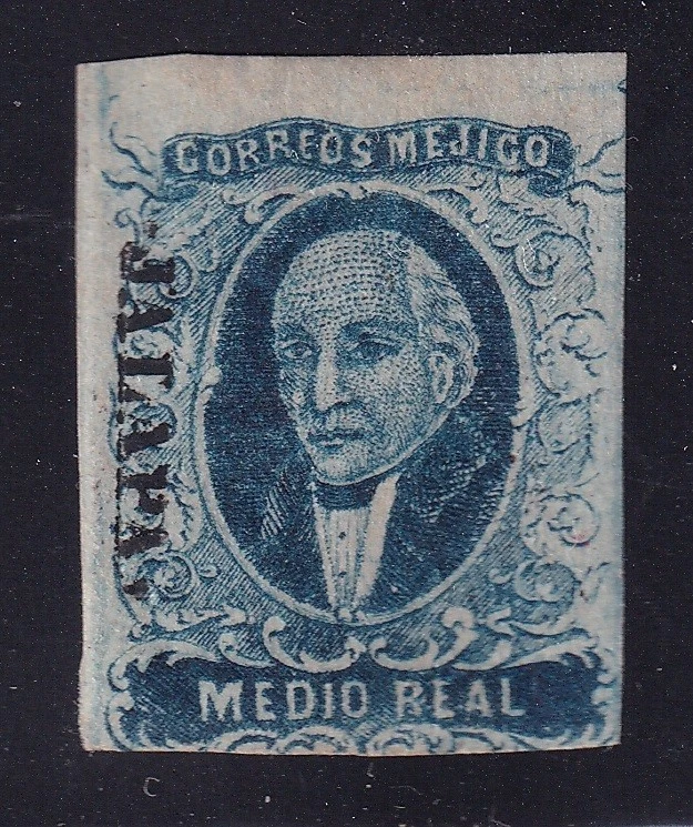 udo13 墨西哥 1856 年 Jalapa Sc#1 Mc#1l — 第 1/1 张图片