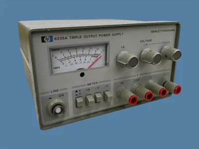 Hewlett-Packard 6235A Triple Output Power Supply, 18VDC, 0.2A, 13.2W - Image 1 of 4