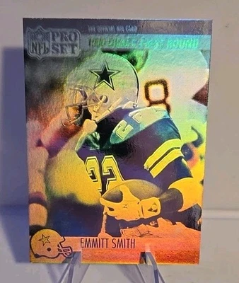 1992 Pro Set Emmitt Smith Holograms #ES2 Emmitt Smith Dallas Cowboys HOF - Image 1 of 2
