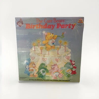 Care Bears - Birthday Party (1984) [SEALED] Vinyl LP • Cartoon TV Soundtrack - Image 1 of 4