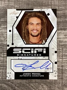 (SSG) Tarjeta Rara Serie Firmada 2011 Hoja SciFi Signatures "Aquaman" JASON MOMOA - Imagen 1 de 6