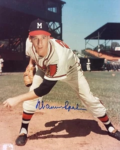 Foto firmada 8X10 Milw Braves WARREN SPAHN (d) #1 AUTO - Imagen 1 de 1