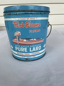 Bob Evans’ Farms 1950’s Lard Can - Picture 1 of 11