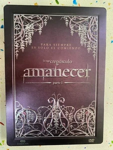 AMANECER EPISODIO 1 LA SAGA CREPUSCULO CAJA METALICA 3 x DVD - Bild 1 von 3