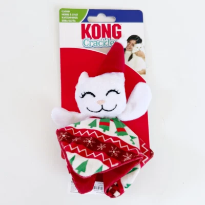 KONG Crackles Holiday - Santa Cat - Catnip Cat Toy - Brand New - Image 1 of 2