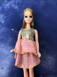 6.5” Vintage Dawn Doll “Dawn” Dress Shop Or Pagent Stiff Legs H11A Original A-25 - Picture 1 of 24