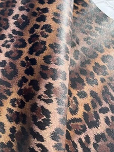 11D Pelle di vitello liscia macchiata leopardo – Sp. 1,5 MM - Foto 1 di 15
