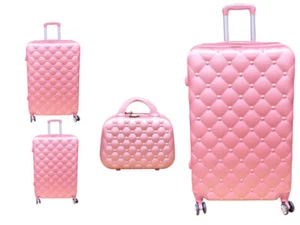 Koffer Reisegepäckwagen 4 Räder leichte Hartschale PC + ABS Kabinenkoffer - Bild 1 von 19