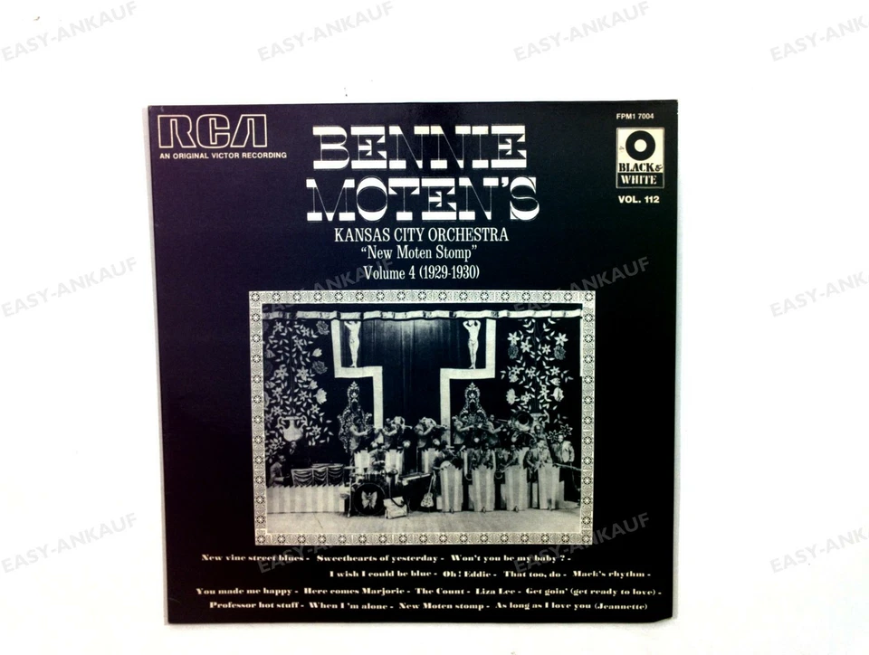 Bennie Moten's Kansas City Orchestra-Volume4(1929-1930)"NewMotenStomp"FRALP ' - Image 1 of 1