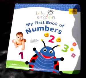 BABY EINSTEIN MY FIRST BOOK OF NUMBERS BOARD BOOK 2007 PREOWNED - Imagen 1 de 5