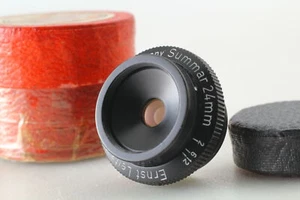 [Exc+5] Leitz Wetzlar Mikro-Summar 4,5/24mm boxed in Leica box From JAPAN - Picture 1 of 8