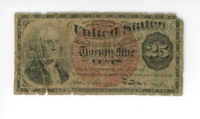 1863 USA Fractional Money - 25 Cent Banknote - Image 1 of 3