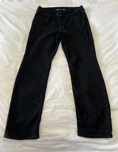 Old Navy | Women’s SZ 14 Long | Black High Rise Straight Jeans - Picture 1 of 9