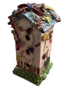 Cottage, local GA Artist, Benson,1990, Porcelain Decor - Picture 1 of 5