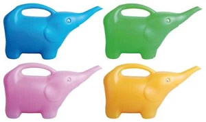 Esschert Elefant Gießkanne sortiert mehrfarbig Blumen Garten Kinder 1,6 Liter - Bild 1 von 7