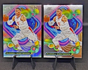 2023 Topps Cosmic Chrome Refractor RUSSELL WESTBROOK #61 Clippers + Base [2] 🔥 - Picture 1 of 3