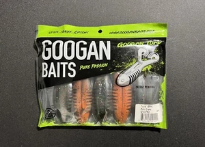 5-PK GOOGAN BAITS Toad Fire Craw GTD-FRC 041 Soft Plastic Fishing Lure - Picture 1 of 4