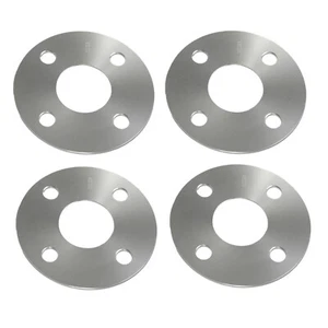 (4) Flat 4 Lug 3mm Wheel Spacers 4x100 57.1mm Hub Bore Forge T6 6061 Billet - Picture 1 of 3