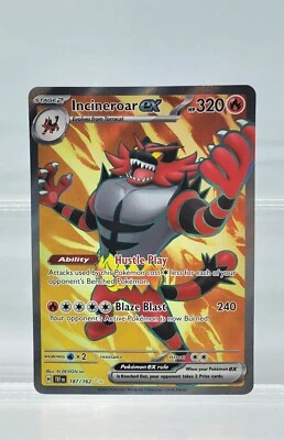 Pokemon TCG Incineroar ex 187/162 SV05: Temporal Forces Ultra Rare - Image 1 of 2