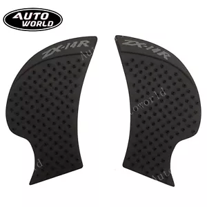 Fuel Gas Tank Side Pads Stickers for Kawasaki Ninja ZX14R 2006 - 2016 2007 2008 - Foto 1 di 6