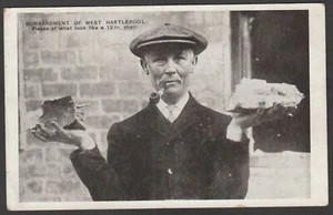 Ak Hartlepool in County Durham der Bombenanschlag 1. Weltkrieg Bombengranate - Bild 1 von 2