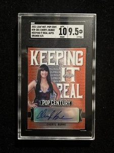 2021 Leaf Met. Pop. Cent. KIR-CB1 Cheryl Burke Orange 5/5 SGC 9,5 MT Autogramm - Bild 1 von 8