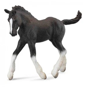 Breyer Pferde Corral Pals Black Shire Fohlen Spielzeug Figur #88583 - Bild 1 von 1