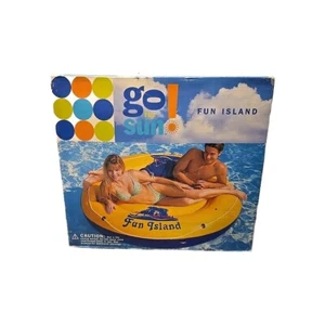 Vintage 1999 Go For Sun 72" Fun Island Inflatable By Dayton Hudson Co. - Picture 1 of 7