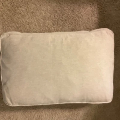 Arhaus Dune Three Piece Chaise Sectional One Central Cushion Back Snow - Image 1 of 4