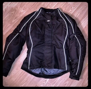 Fieldsheer Padded Rainguard Phoslite Motorcycle Riding Jacket w/ Mesh Liner Med - Picture 1 of 6