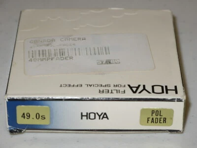 49mm - Hoya POL-Fader Filter  NEW  #49m8n2 - Image 1 of 2