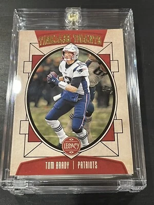 Tom Brady TIMELESS TALENTS SPECIAL INSERT PANINI LEGACY NEW ENGLAND CARD MINT! - Image 1 of 2