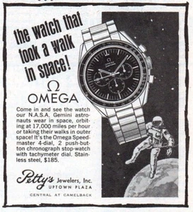 OMEGA SPEEDMASTER HISTORIC MOON WATCH ADVERTISEMENT - 5x7 Glossy Printed Photo - Picture 1 of 1