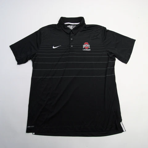 Ohio State Buckeyes Nike Dri-Fit Polo Men's Black Used Cover